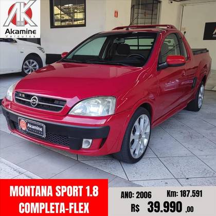 CHEVROLET MONTANA 1.8 SPORT CS 8V FLEX 2P MANUAL CHEVROLET MONTANA 1.8 SPORT CS 8V FLEX 2P MANUAL